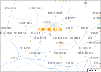 map of Mavróvatos