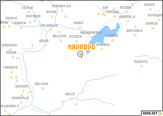 map of Mavrovo