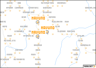 map of Mavuno