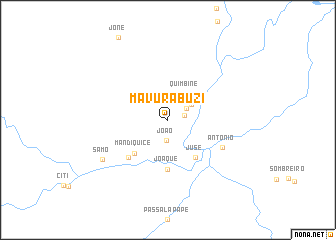 map of Mavurabuzi