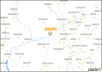 map of Mawah