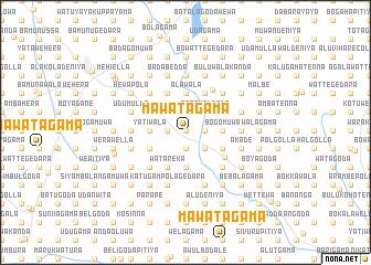 map of Mawatagama