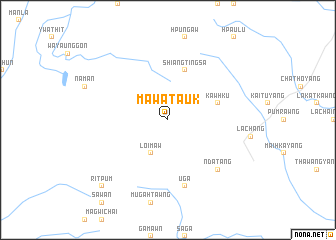 map of Mawatauk