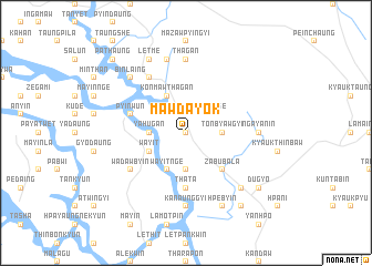 map of Mawdayok