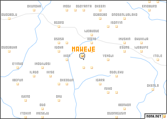 map of Maweje