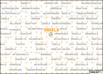 map of Mawela