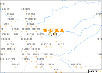 map of Mawende