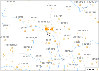 map of Māwē