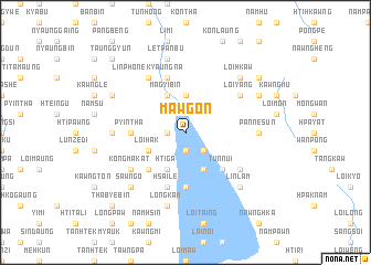 map of Mawgon