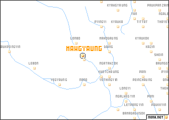 map of Mawgyaung