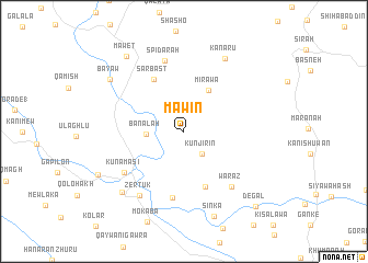 map of Māwīn