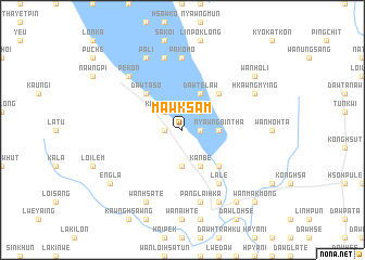 map of Mawksam