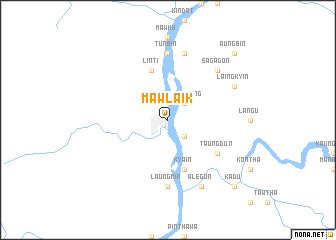 map of Mawlaik