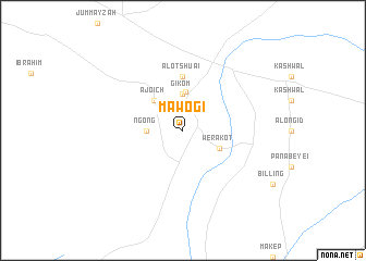 map of Mawogi