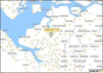 map of Mawoto