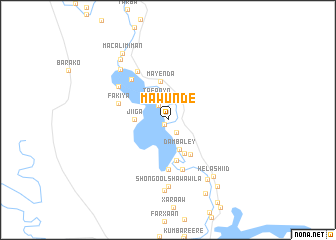 map of Mawunde