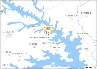 map of Maxim