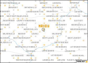 map of Maxou