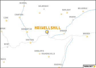 map of Maxwells Mill