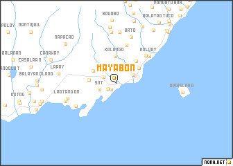 map of Mayabon