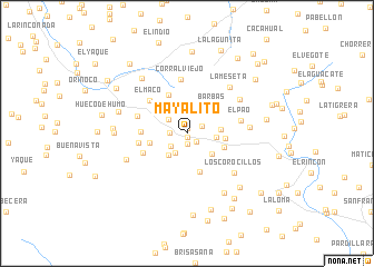 map of Mayalito