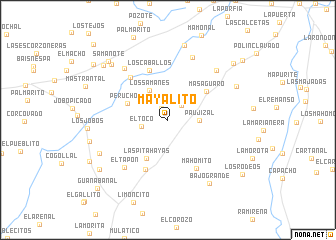map of Mayalito