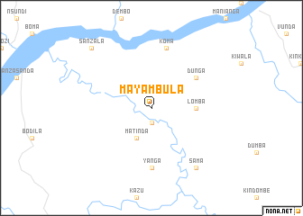 map of Mayambula