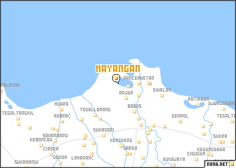 map of Mayangan