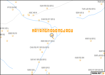map of Mayang-nodongjagu