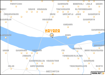 map of Mayara