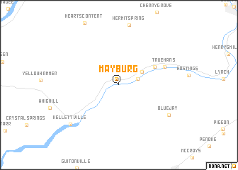 map of Mayburg