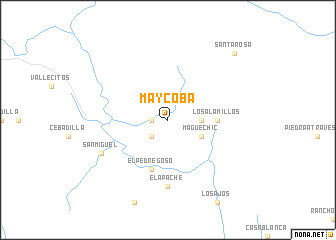 map of Maycoba