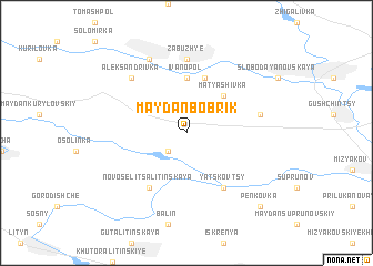 map of Maydan-Bobrik