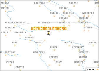 map of Maydan Gologurski