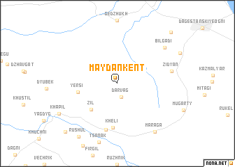 map of Maydan-Kent