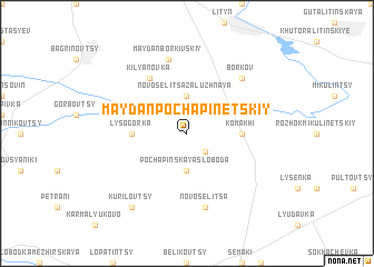 map of Maydan Pochapinetskiy