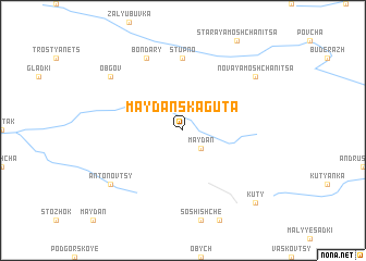 map of Maydanʼska Guta