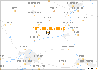 map of Maydan-Volyansk