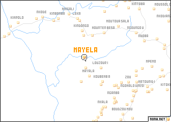 map of Mayéla