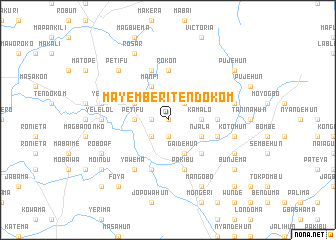 map of Mayemberi Tendokom