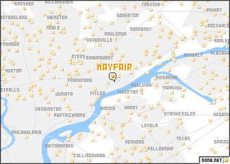 map of Mayfair