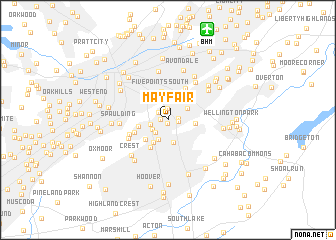 map of Mayfair