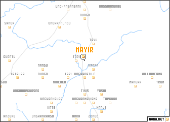 map of Mayir