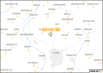 map of Mayisyan