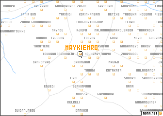 map of May Kiemro