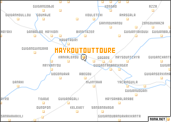 map of May Koutouttouré