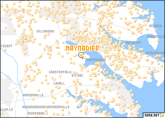 map of Maynadier