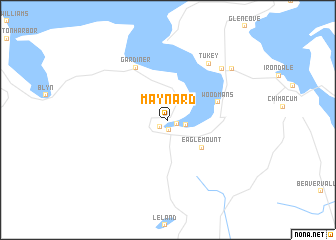 map of Maynard