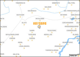 map of Mayoapa