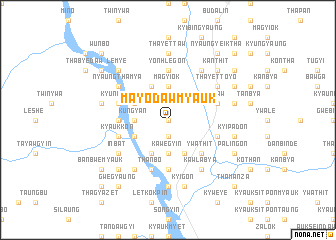 map of Mayodaw Myauk